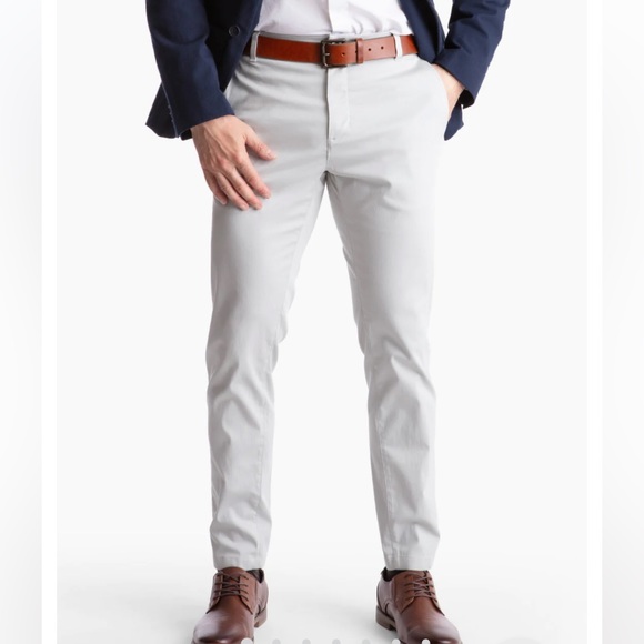 Birddogs Pants Birddogs Pants Stretch Khakis Stone Gray 28 X 3 Mens